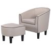 JST Accent Chair, Modern Accent Arm Chair, Suit for Living Room Bedroom Small Spaces Apartment Office (Fabric Beige)