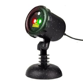 Christmas Laser Projector 8 Patterns LED Lights With Remote (Option: Red green-EU)