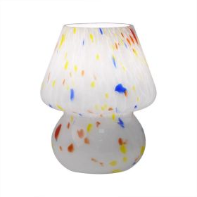 Handmade Glass Mushroom Small Table Lamp (Option: Ink Mushroom Lamp-USB)