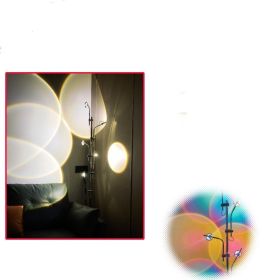 Floor Lamp Sunset Atmosphere Sunset Dawn Floor Light Lamp (Option: Warm light 1.8m-EU)