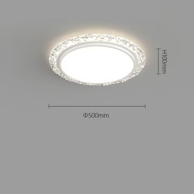 Home Creative Warm And Romantic Bedroom Lamp (Option: 8101white 50CM-Tricolor dimming)