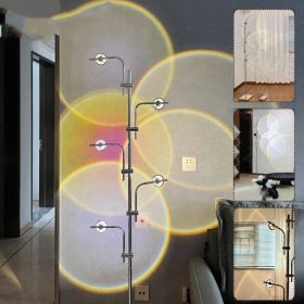 Floor Lamp Sunset Atmosphere Sunset Dawn Floor Light Lamp (Option: Three color Light 1.8m-UK)