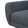 Black Grey Linen Living Room Sofa Set