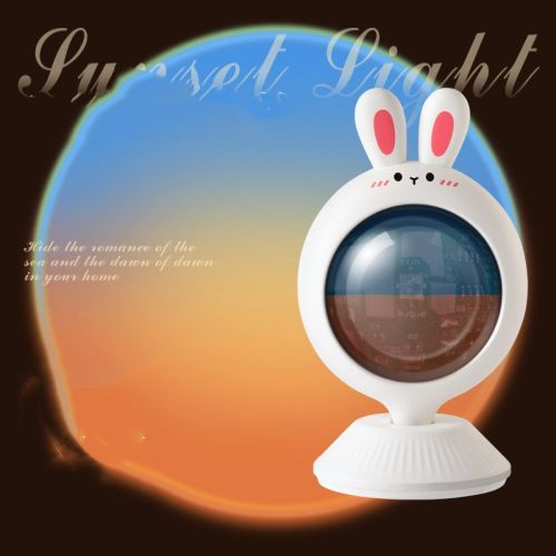 Rainbow Background Projection Small Night Light